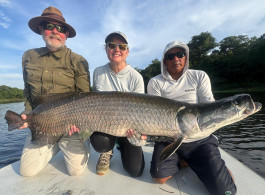 Informe de Pesca del Pirarucú Lodge 2025 | Más de Dos Metros de Puro Poder